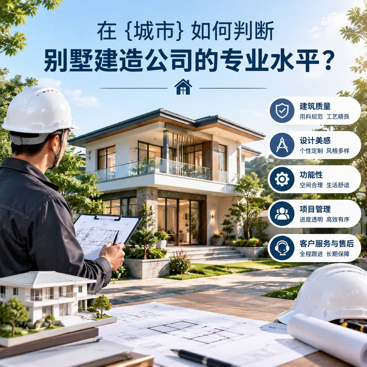 在 三都 如何判断别墅建造公司的专业水平？