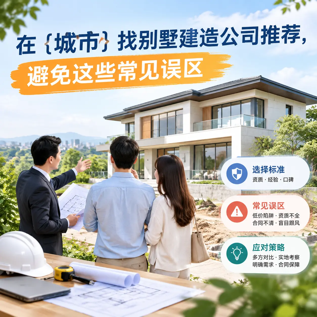 在 三都 找别墅建造公司推荐，避免这些常见误区