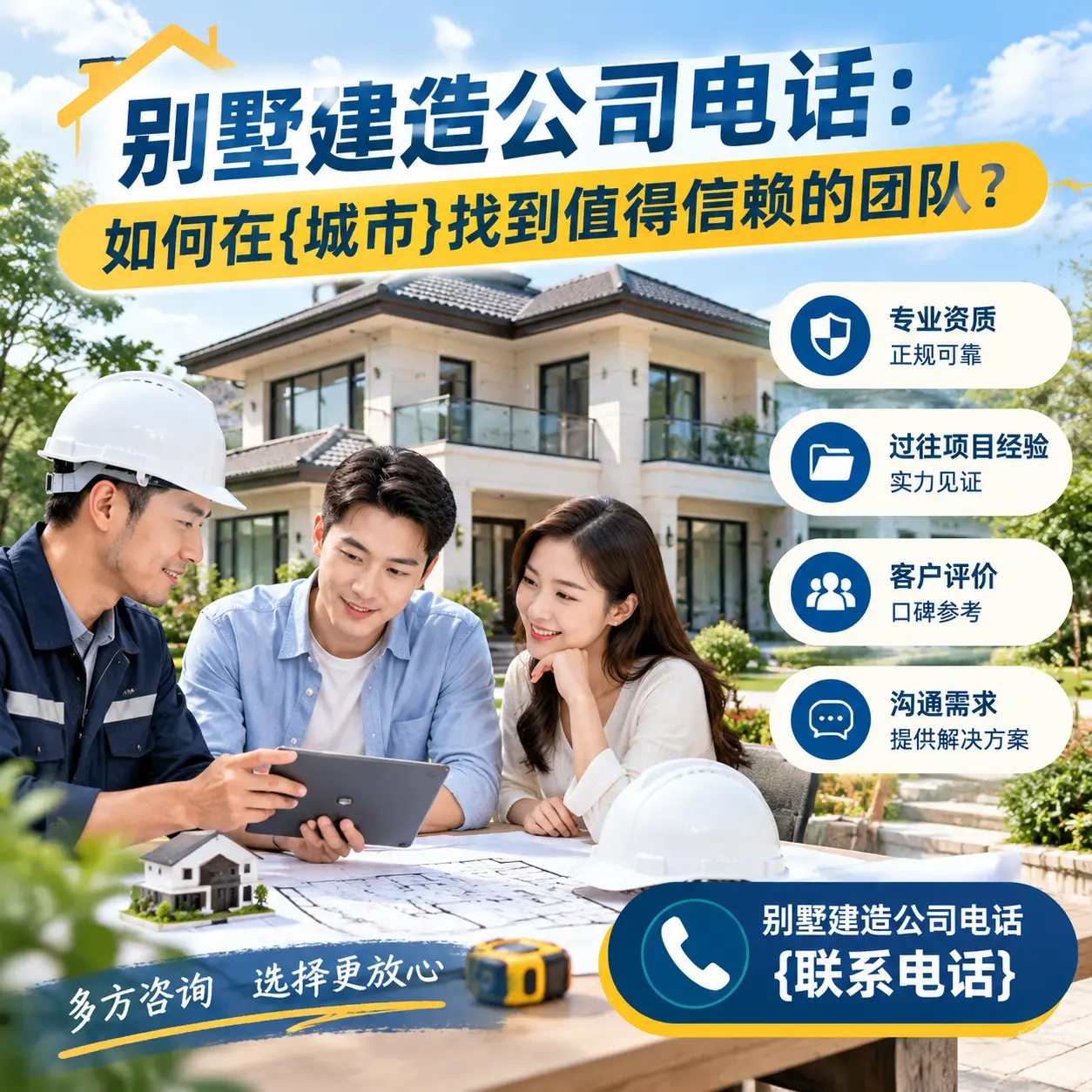 别墅建造公司电话:如何在三都找到值得信赖的团队?