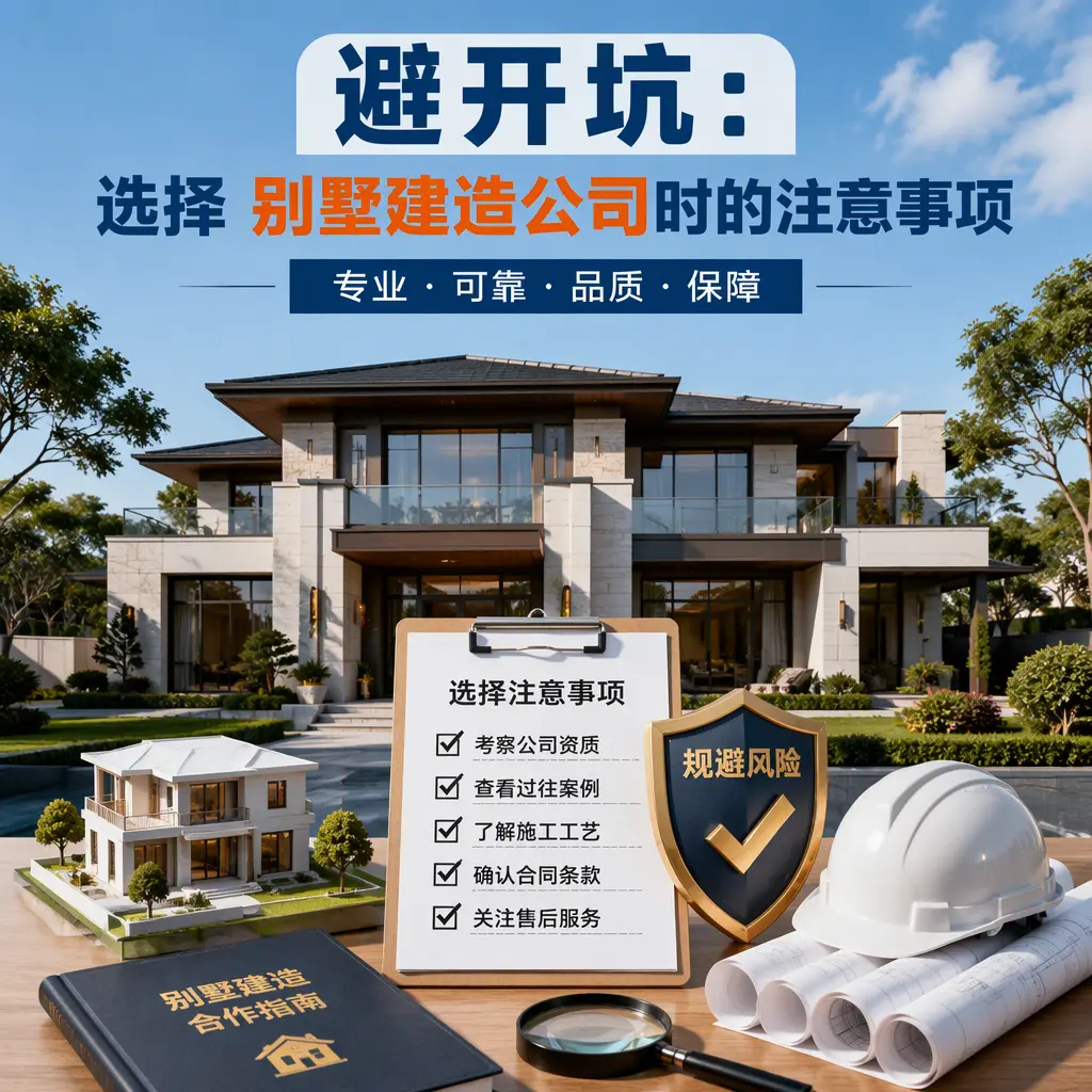 避开坑：选择 三都 别墅建造公司时的注意事项
