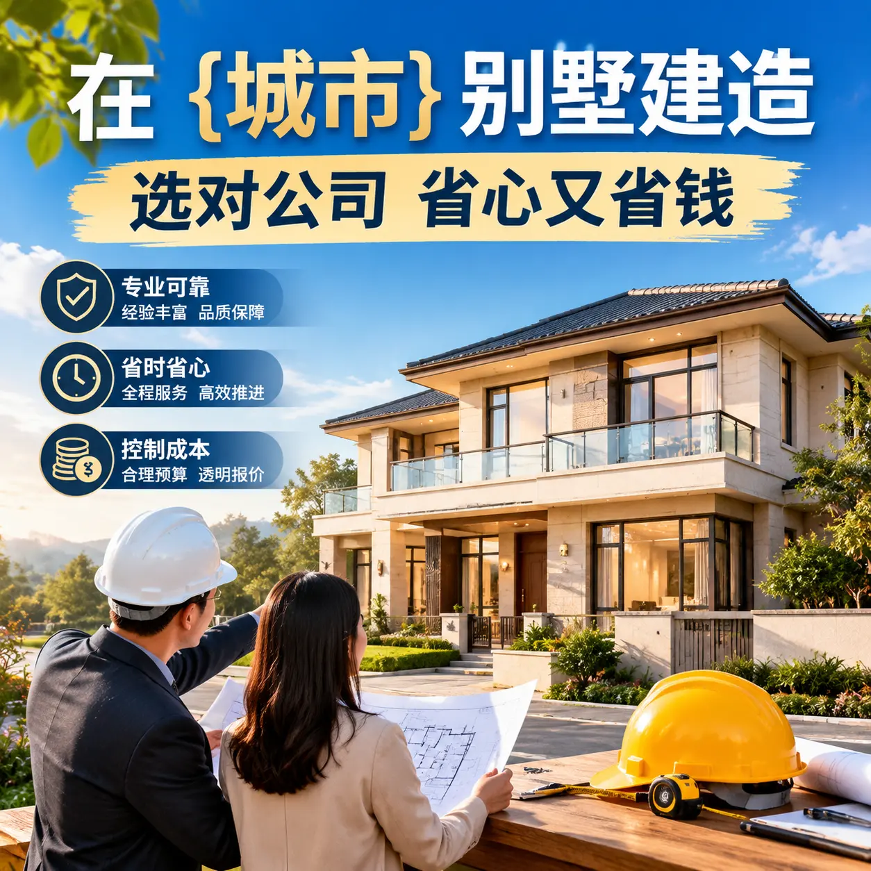 在 三都 别墅建造,选对公司省心又省钱