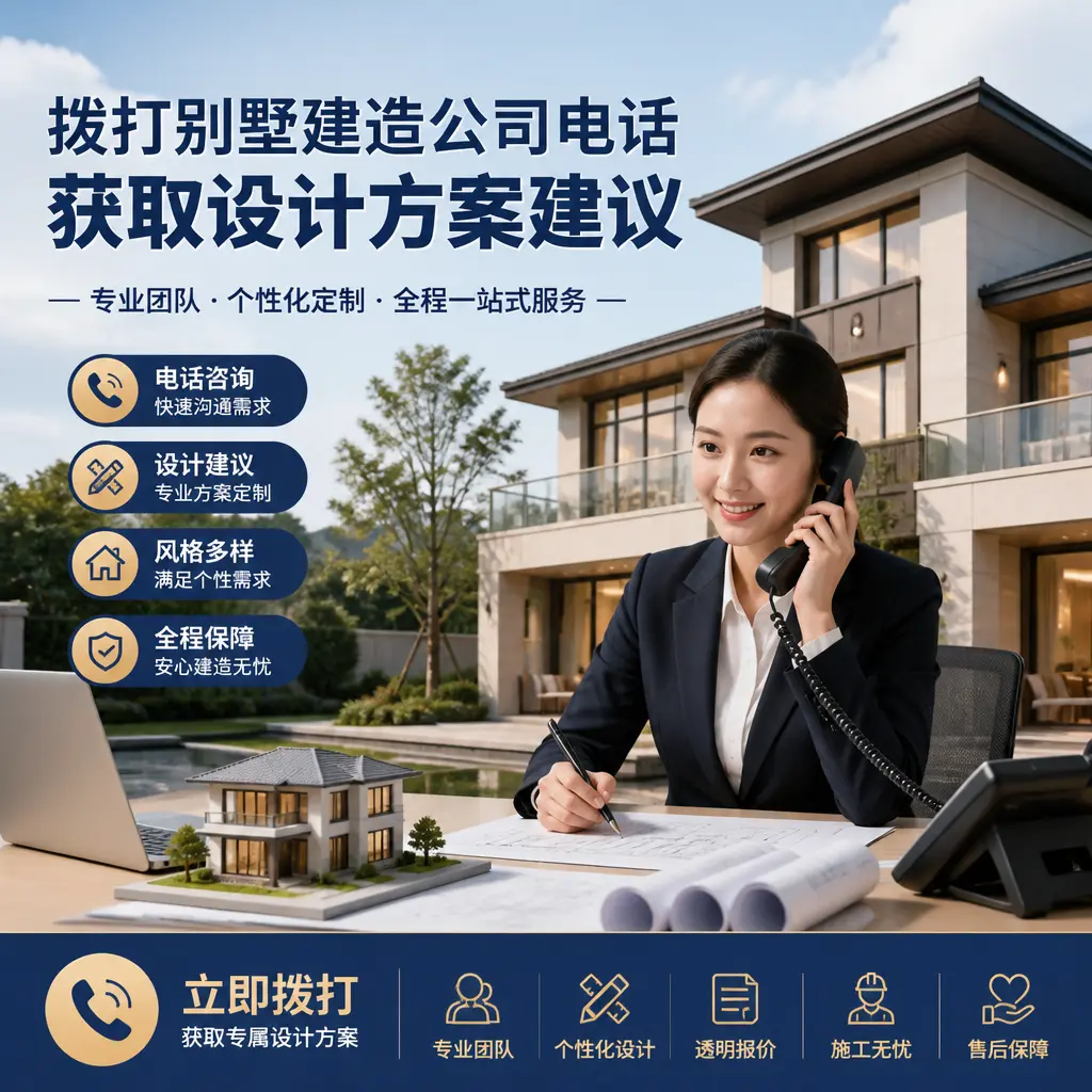 拨打三都别墅建造公司电话，获取设计方案建议