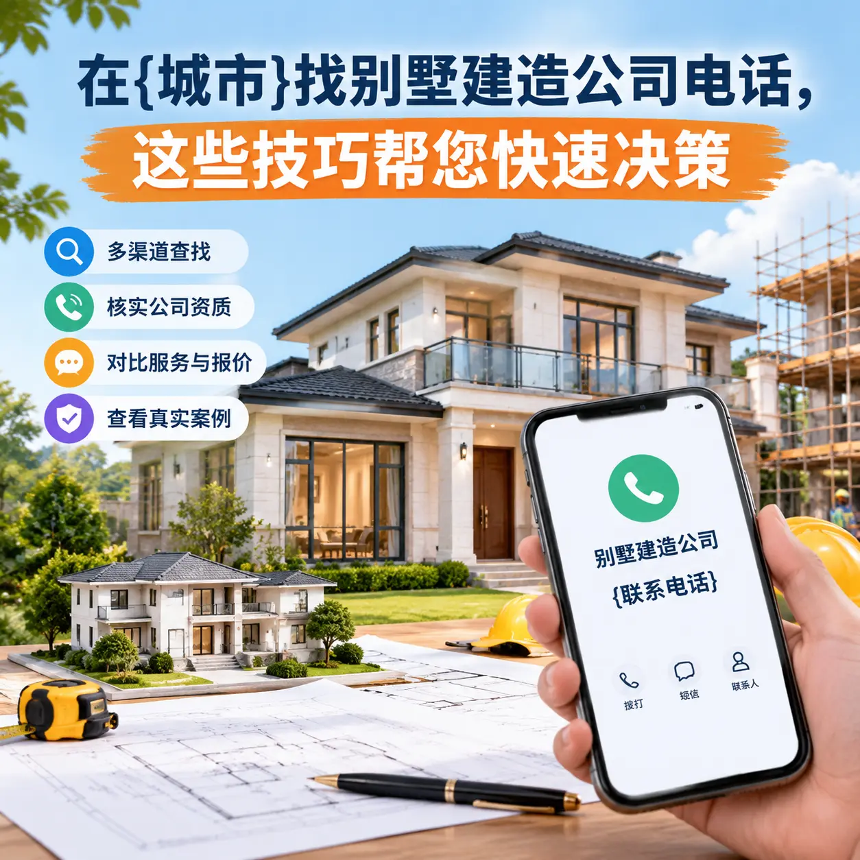 在三都找别墅建造公司电话,这些技巧帮您快速决策