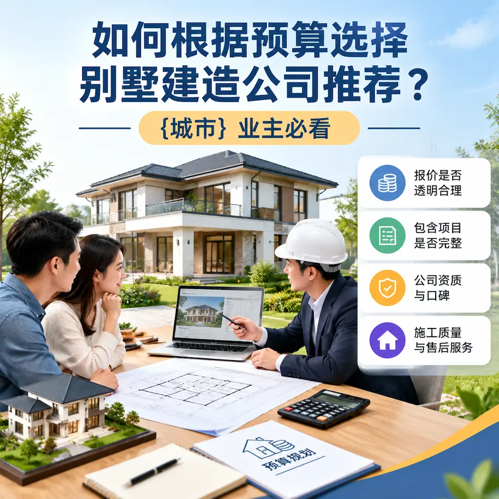 如何根据预算选择别墅建造公司推荐？ 三都 业主必看