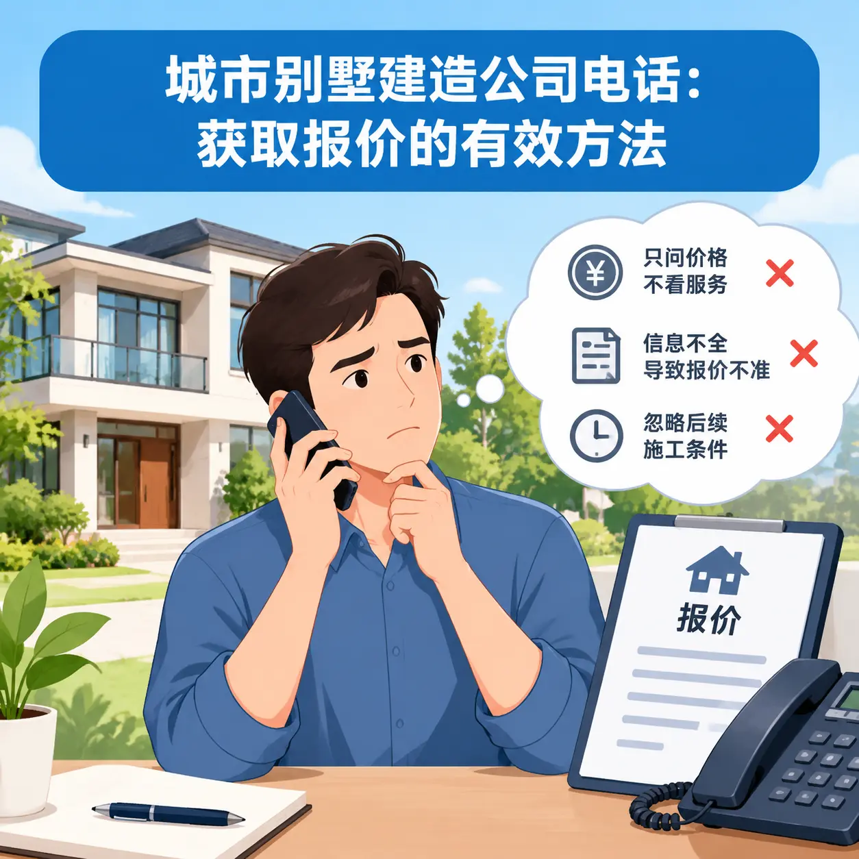 三都别墅建造公司电话：获取报价的有效方法